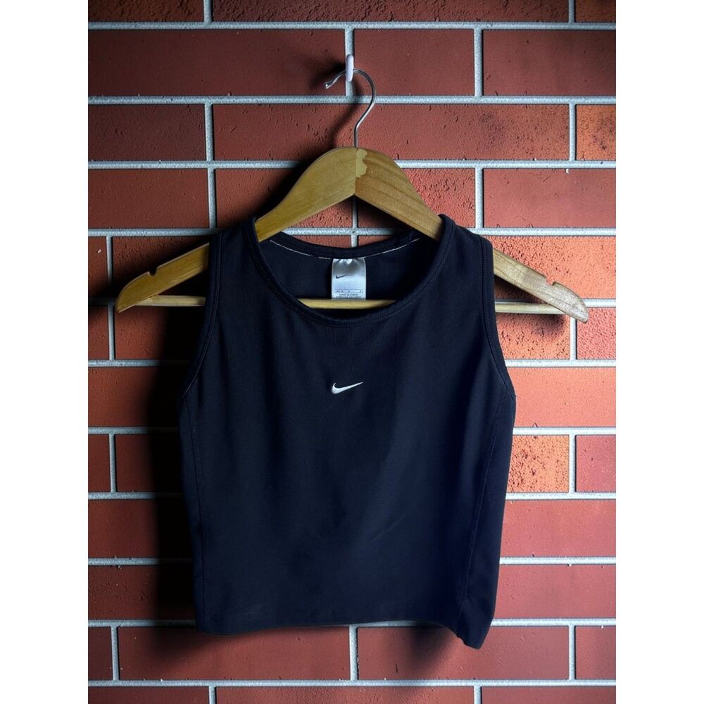 Nike Dri Fit Women's Black Racerback Athletic Tank Top Size Medium